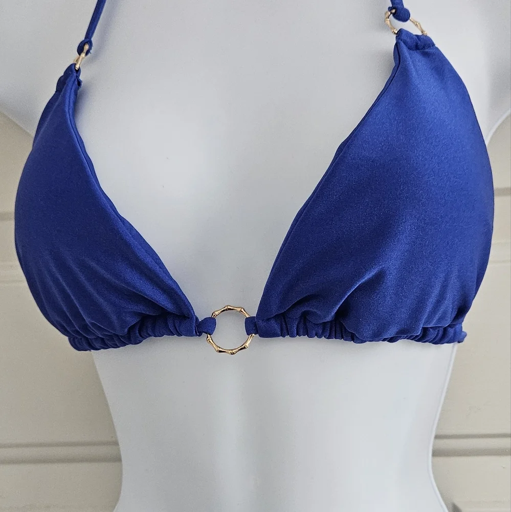 Royal Blue String Bikini - Picture 3 of 6